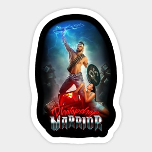 Photoshop Warrior Sticker